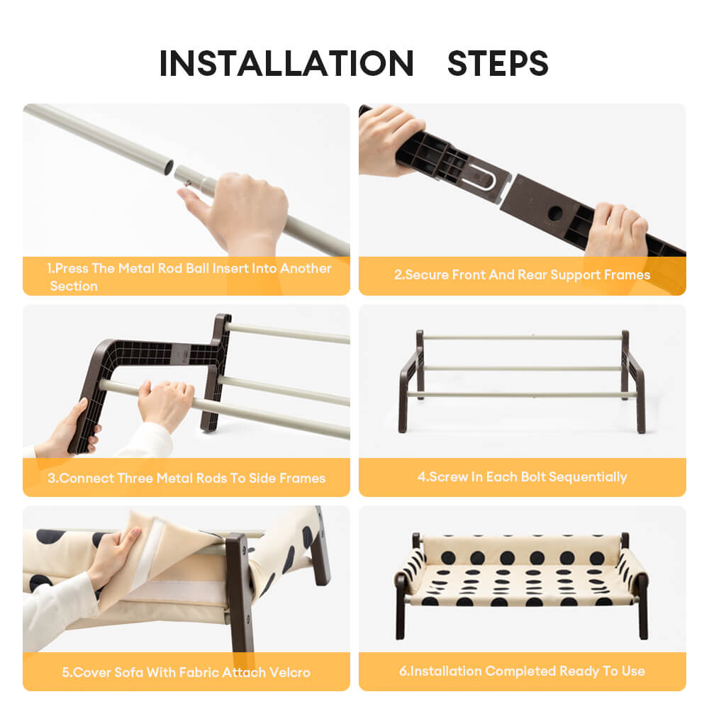 Polka Dot Frosted Suede Sommar Kyl Hundsäng Stilig Andningsbar Carvallo