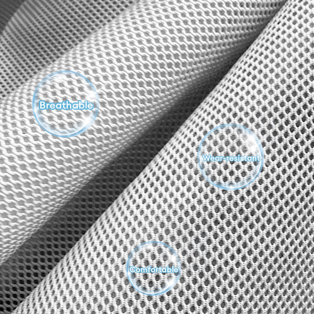 Rund Andningsbar Fuktbevis Varm Nät Kattbädd med Pom-Poms Carvallo