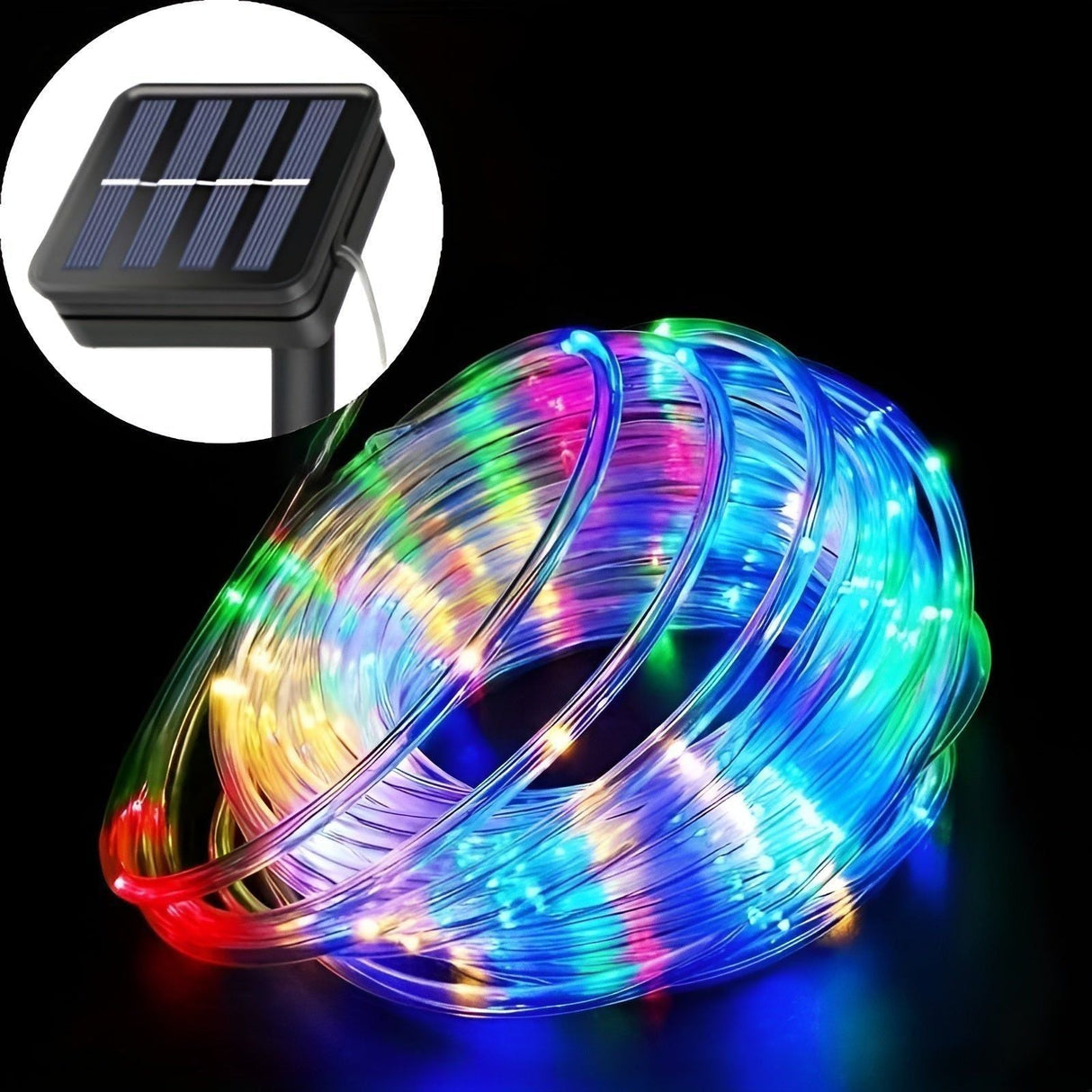 FairyGleam Light - Solarbetriven trädgårdsljusslinga LED för utomhusbruk Carvallo