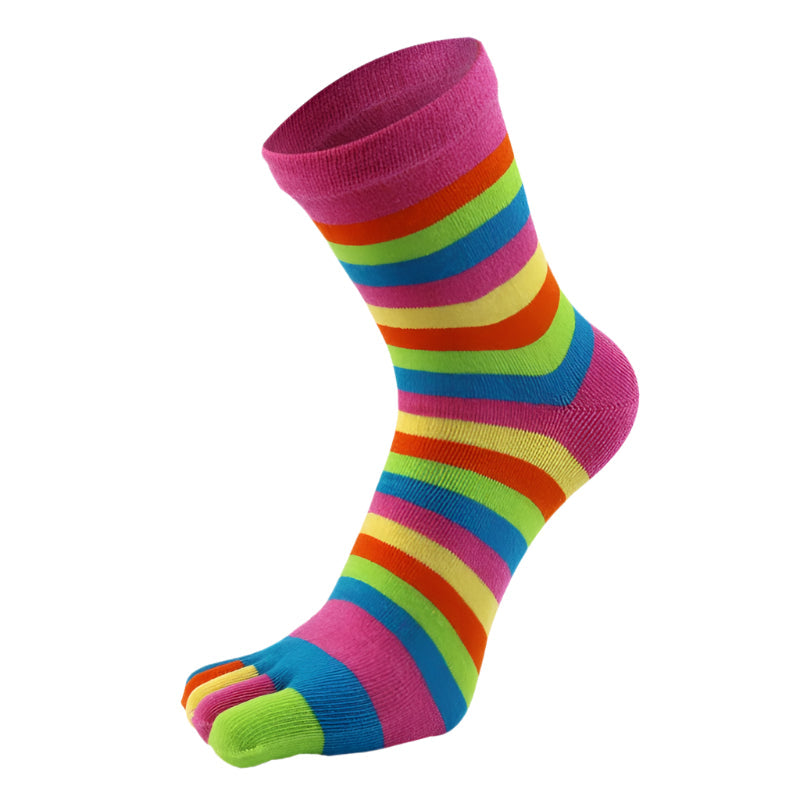 Färgglada Tåstrumpor-Hemnix-Rosa-Hemnix