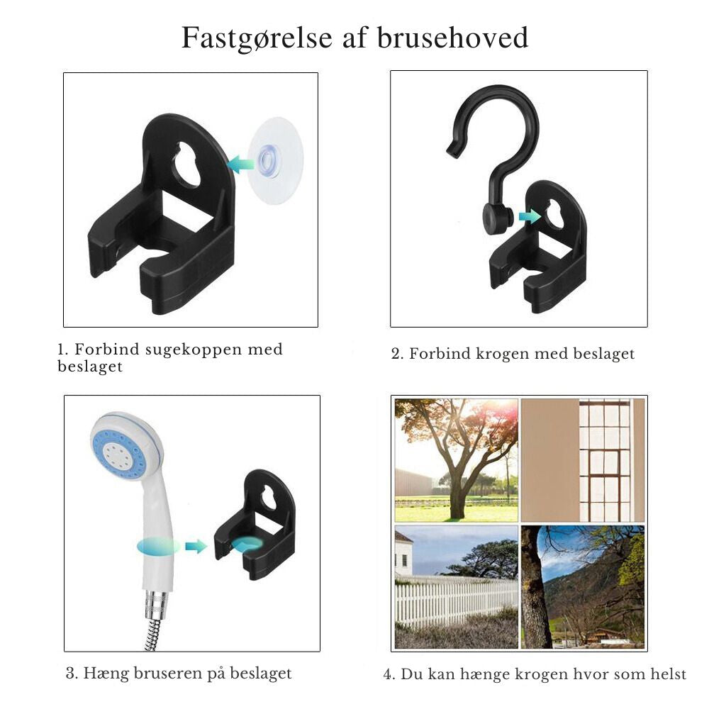 PetSplash – Bärbar utomhusdusch för husdjur och trädgård med USB-laddning Carvallo