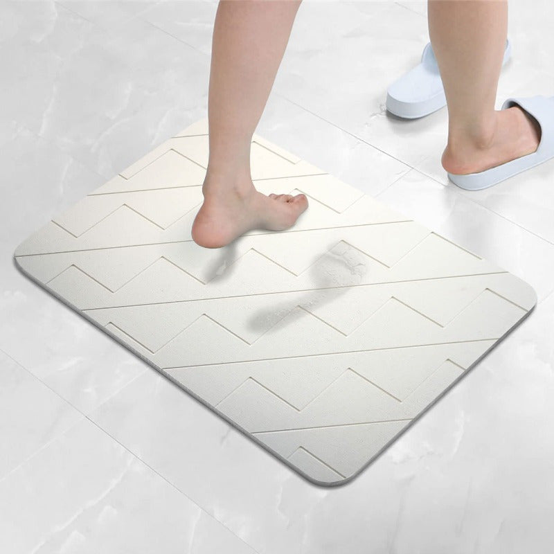 Feline Mjuk Badmatta – Lyxig komfort & snabb vattenupptagning med halkskyddsdesign Carvallo