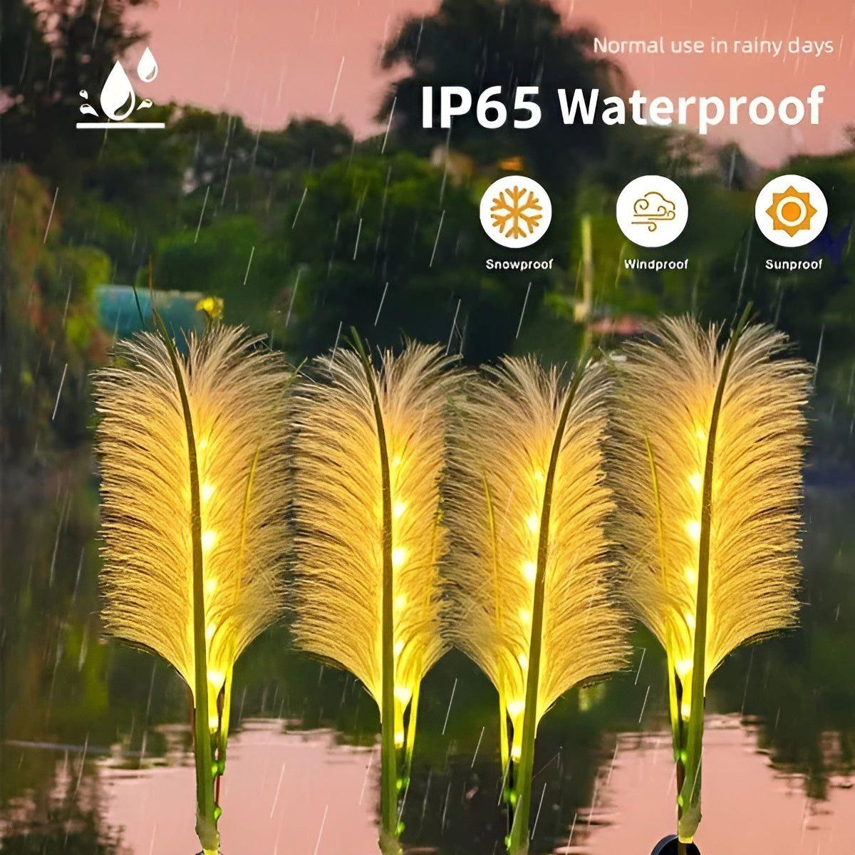 FiberGlow Light - Vattentät solcellsdriven rörbelysning för utomhusbruk Carvallo