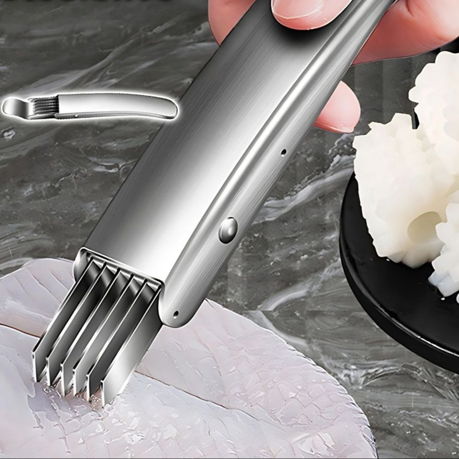 Premium rivjärn i rostfritt stål – Ultravasst köksredskap för enkel strimling MILA Sverige