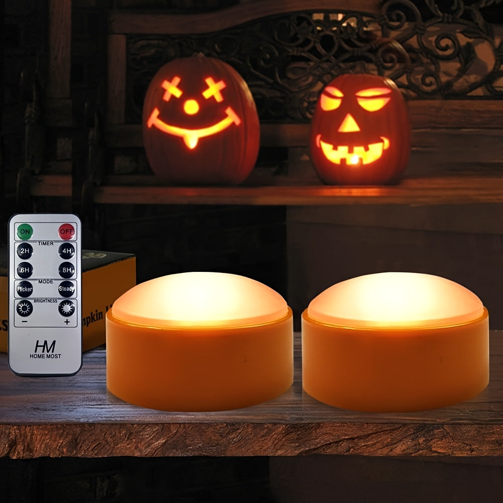 Pumpa LED-ljus – Flimrande batteridrivna Halloweenljus MILA Sverige