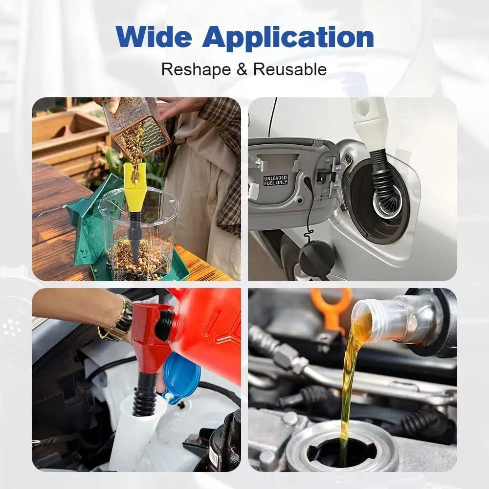 Silikontratt med bred mynning – kladdfritt verktyg för överföring av vätska och olja MILA Sverige