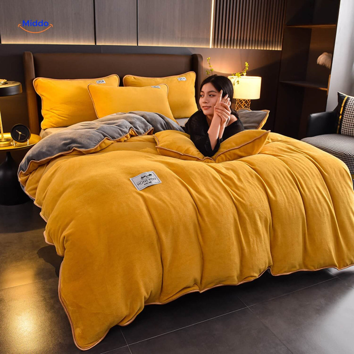 Carvallo - Samt-Plush-Duvet Cover Carvallo