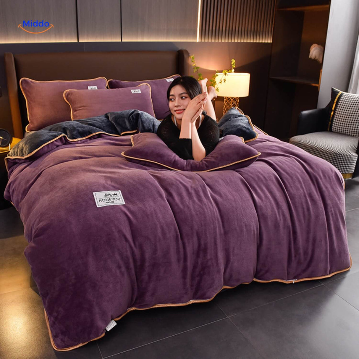 Carvallo - Samt-Plush-Duvet Cover Carvallo