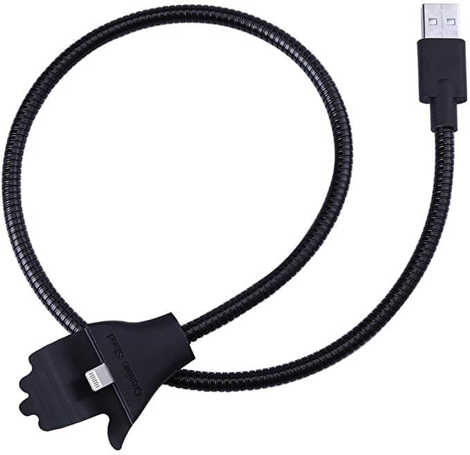 Mångsidig laddningskabel för telefonstativ-Phone Accessories-Hemnix-För iPhone - Svart-Hemnix