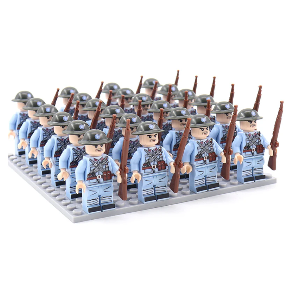 Militärsoldat Byggblock Leksakset Carvallo
