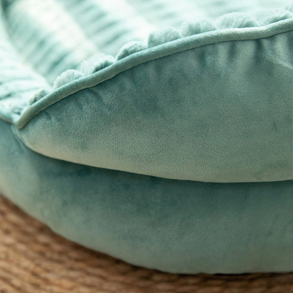 Comfort Rund Nest Ortopediskt Stöd Varm Hund Katt Säng Carvallo