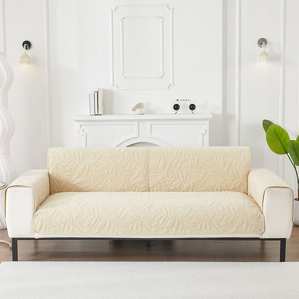 Bladmönster Ultra-mjuk Vattentålig Halkfri Sofföverdrag Carvallo