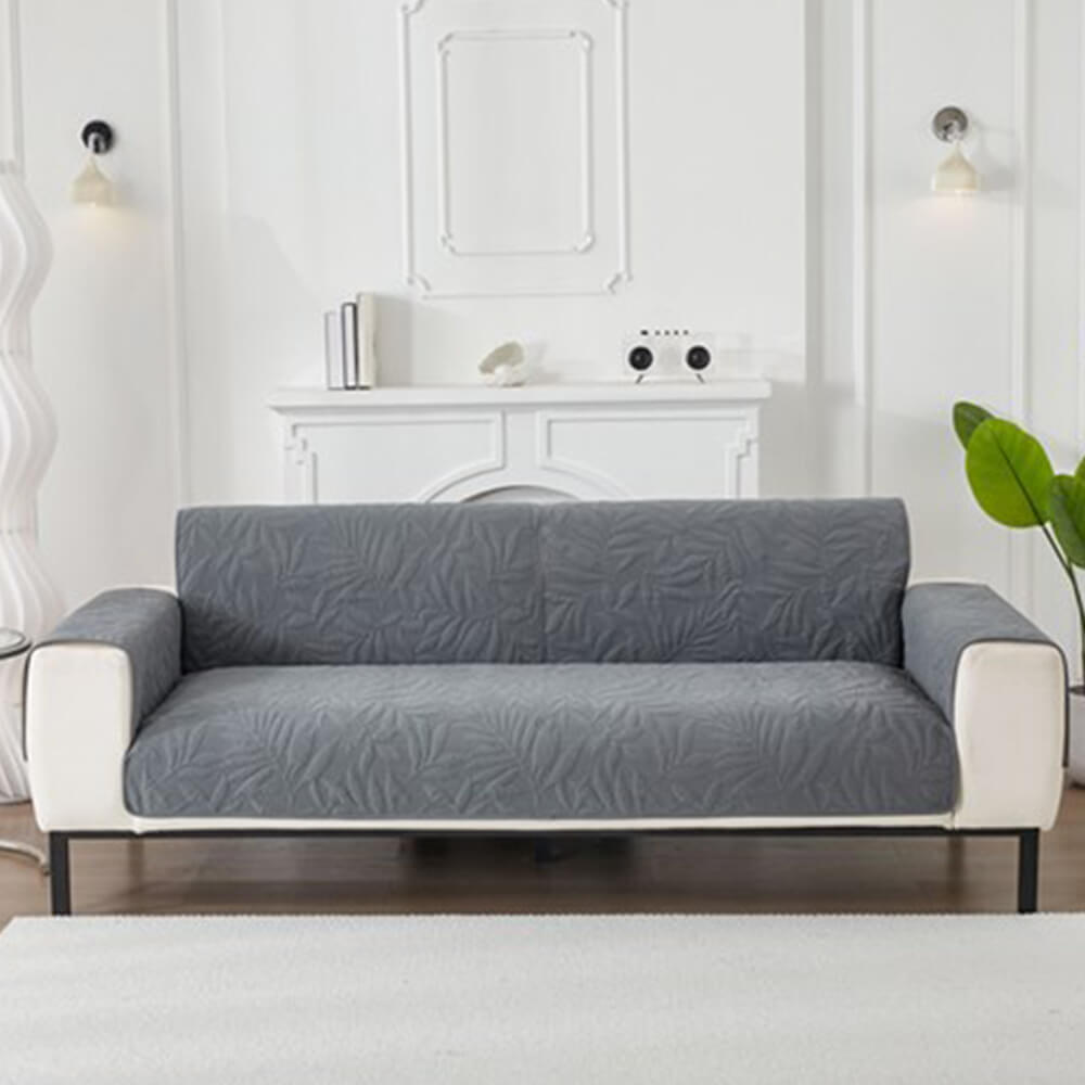 Bladmönster Ultra-mjuk Vattentålig Halkfri Sofföverdrag Carvallo