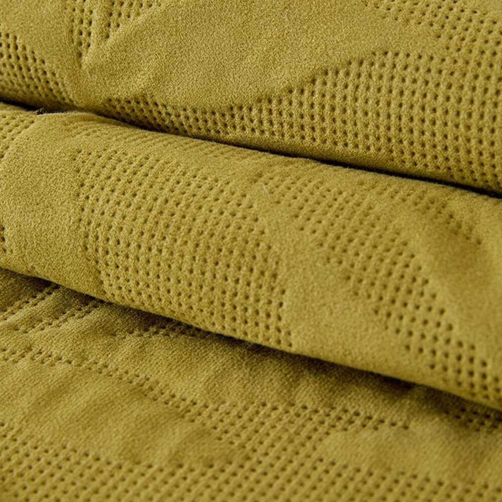 Bladmönster Ultra-mjuk Vattentålig Halkfri Sofföverdrag Carvallo