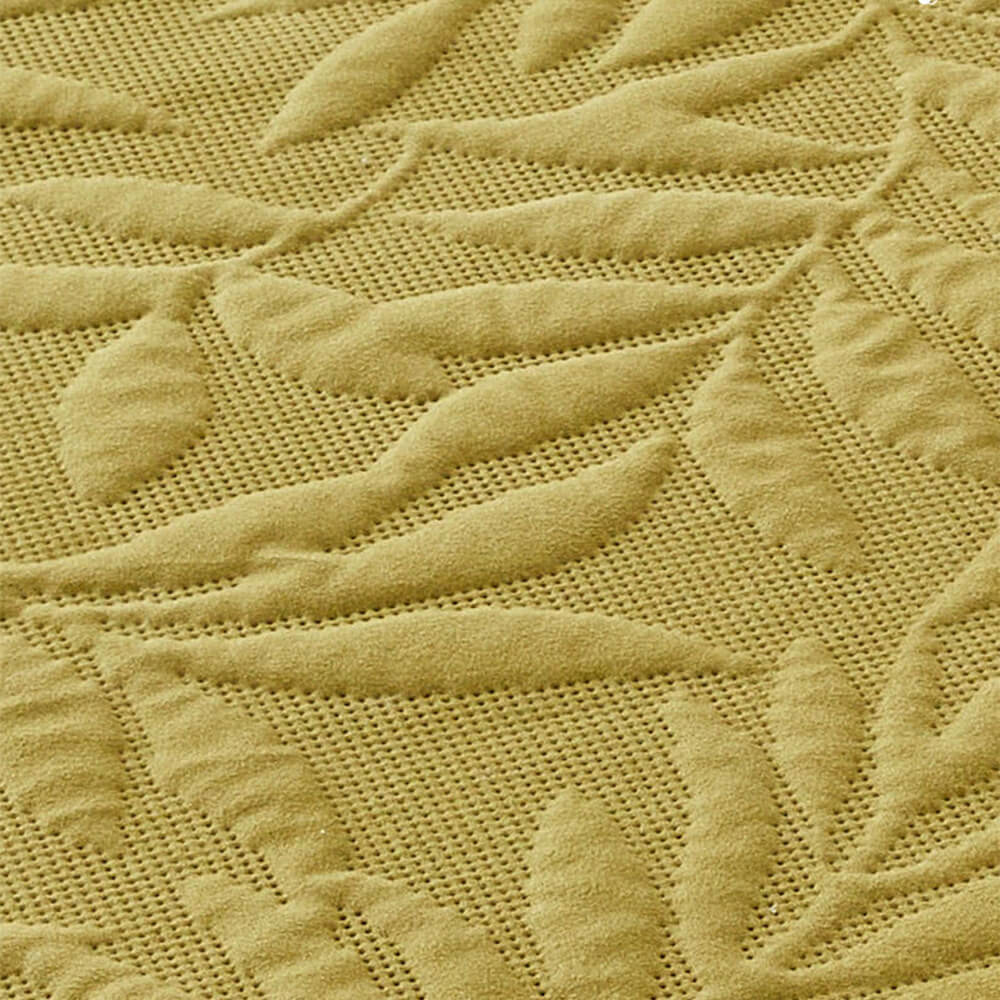 Bladmönster Ultra-mjuk Vattentålig Halkfri Sofföverdrag Carvallo