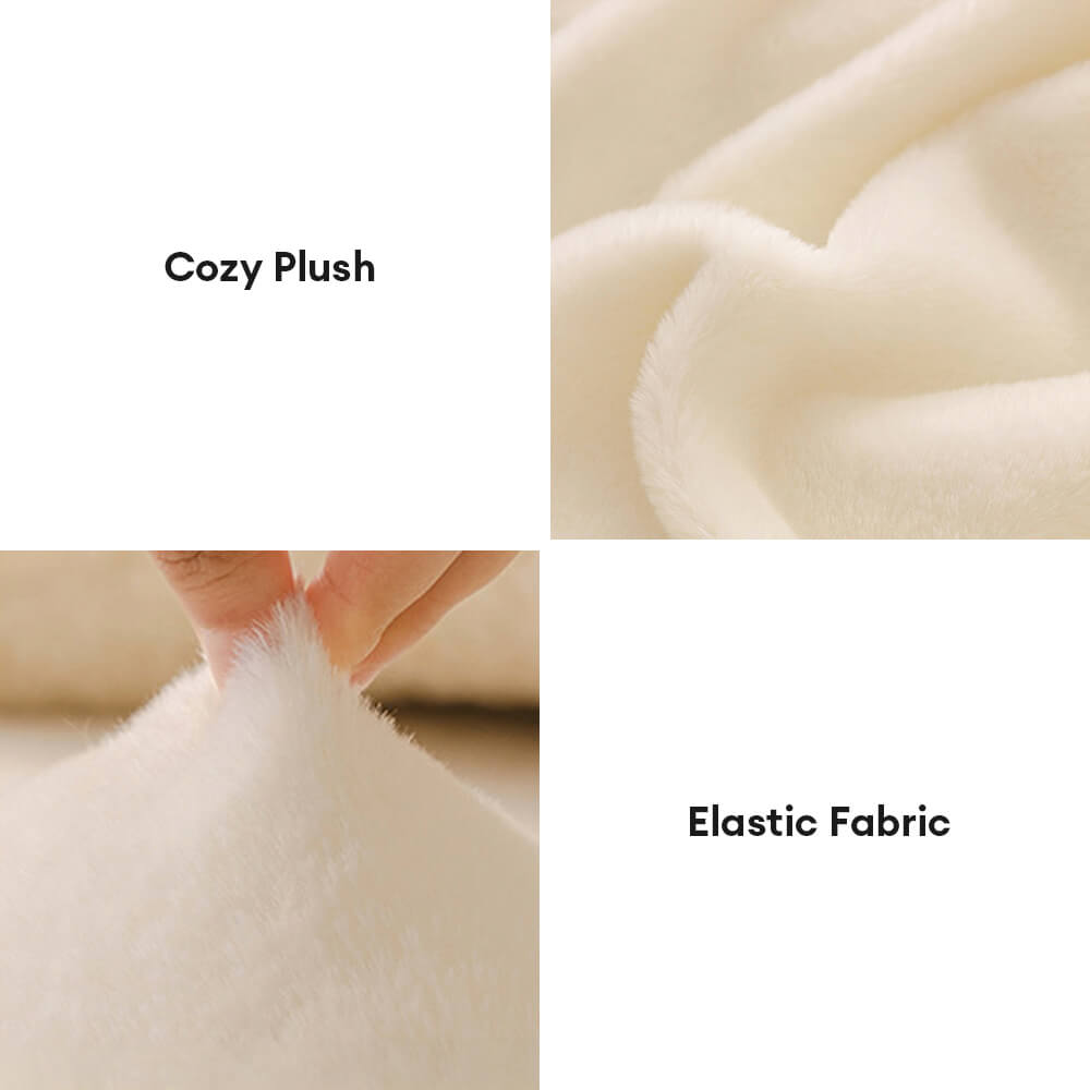 Ultra Soft Hudvänlig Plysch Full Coverage Soffskydd Sofföverdrag Carvallo
