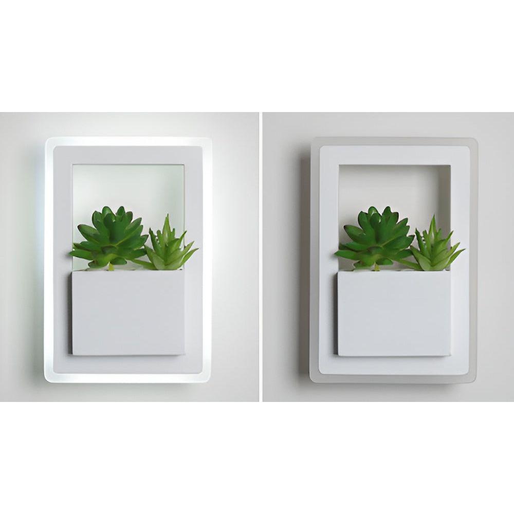 EcoChic Glow - Minimalistisk nordisk konst växtväggslampa för stilfulla glödande Carvallo