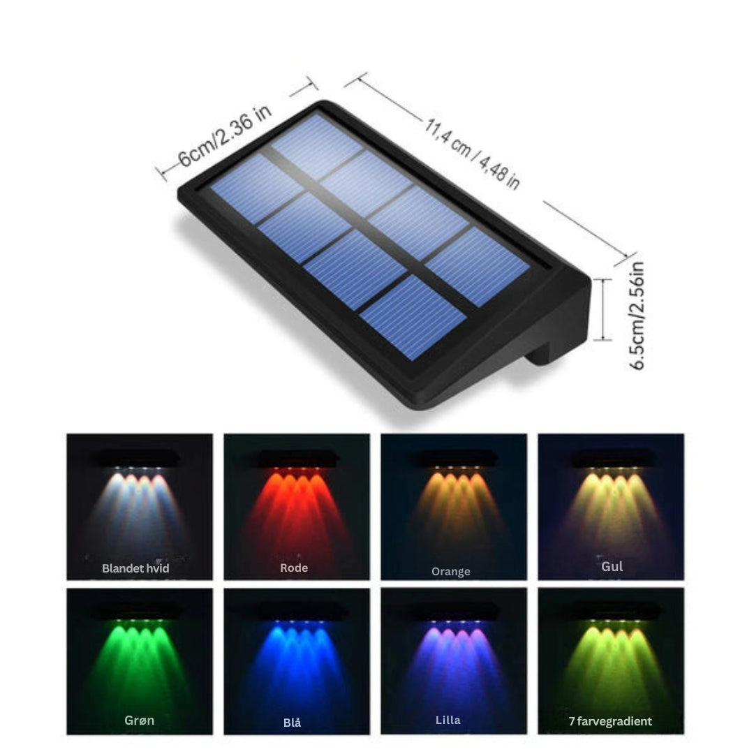 Carvallo - Solar LED Ljus Med Justerbar Ljusstyrka för Utomhusbruk Carvallo