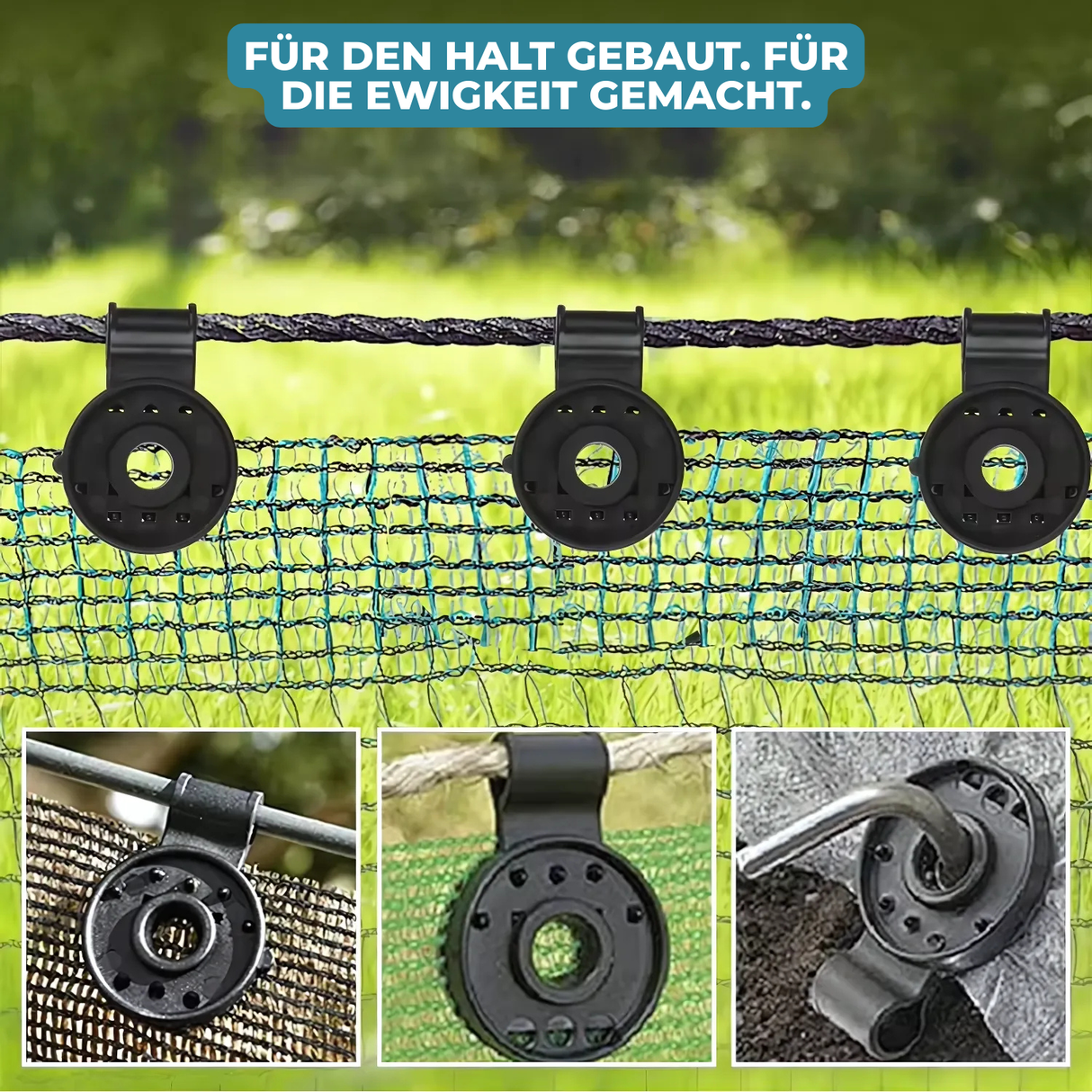 Carvallo | ShadeClips – Den enkla lösningen för säker fäste av skuggnät Carvallo