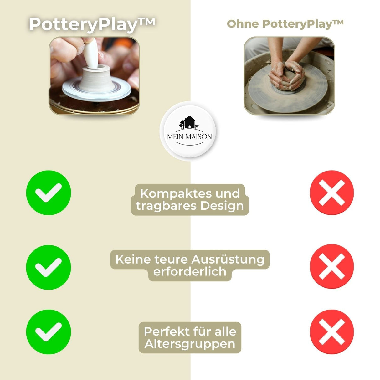 PotteryPlay™ - Lär dig konsten att dreja hemma Carvallo