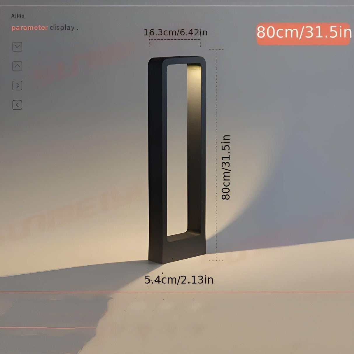 Moderna LED Pollerljus i aluminium – Väderbest belysning för trädgård i svart eller grå | För terrass, väg & ingångsområde Carvallo