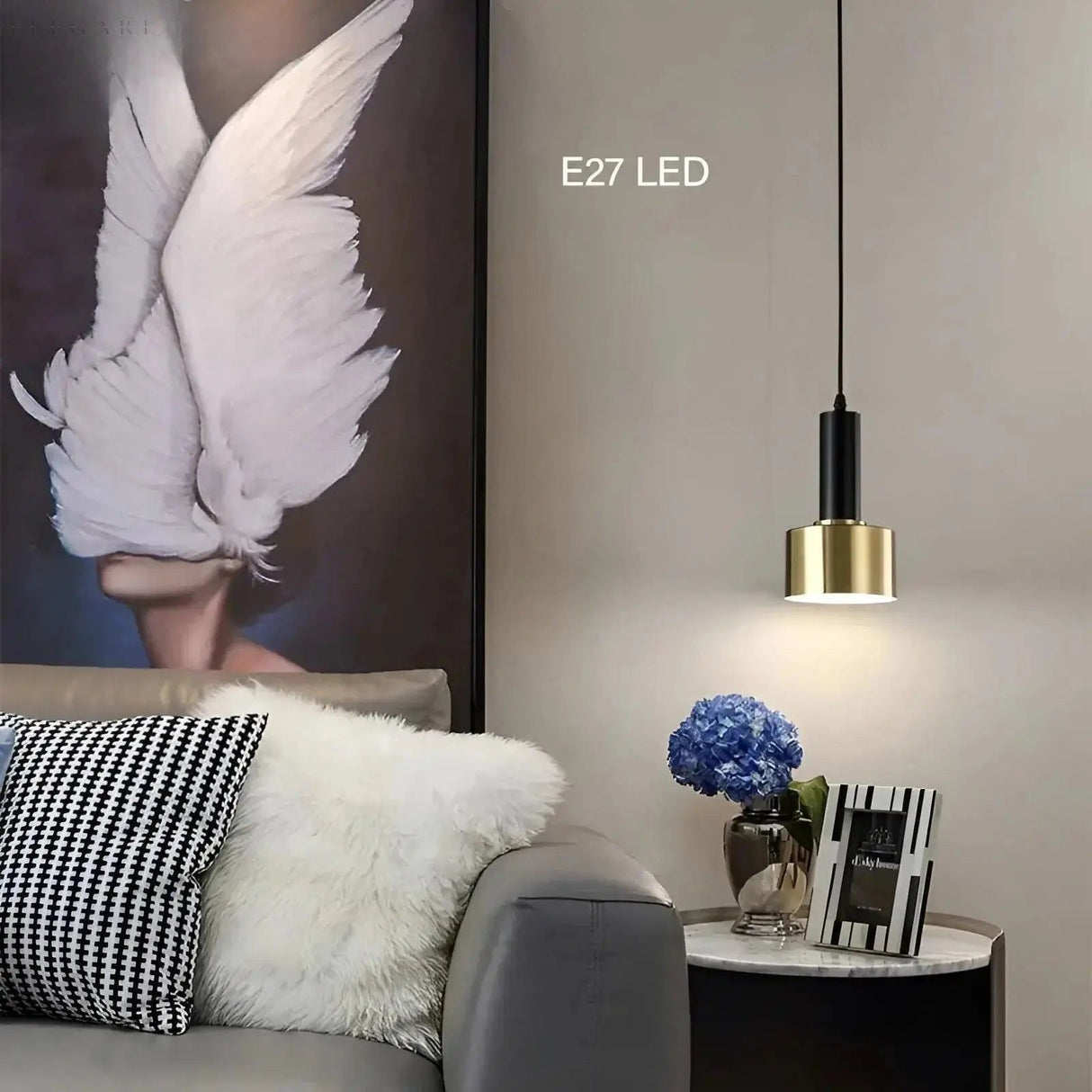 GoldGlow Lights - Nordic Gold Lyx Taklampa LED Carvallo