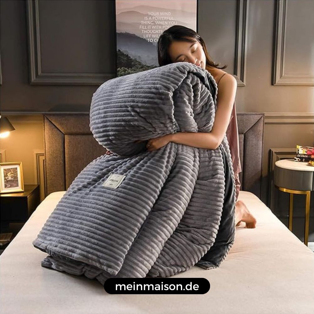 SweetDreams™ - Samt-Fleece-sängfilt | Ultimatisk komfort Carvallo