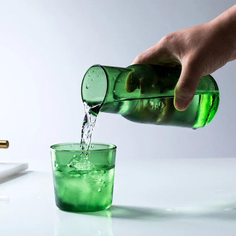 Glas Kanna & Tumblers Set – 500ml Borosilikat Vattenset Carvallo