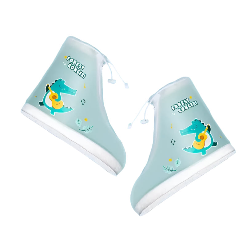 Regnskydd Barnskor – Halkfria & Vattentäta-Hemnix-Grön-S-Hemnix