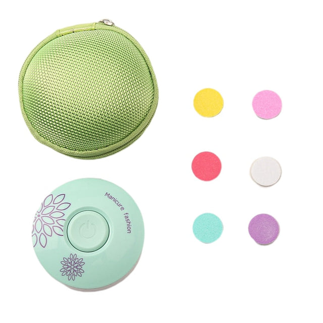 Baby elektrisk nageltrimmer-Kids-Hemnix-Grön-Hemnix