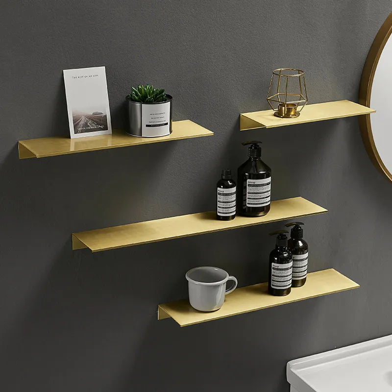 Carvallo – Borstad Aluminium Förvaringshylla med Modern & Minimalistisk Design Carvallo