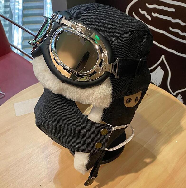 Aviator Trapper Hat-Sports-Hemnix-Svart-Hemnix