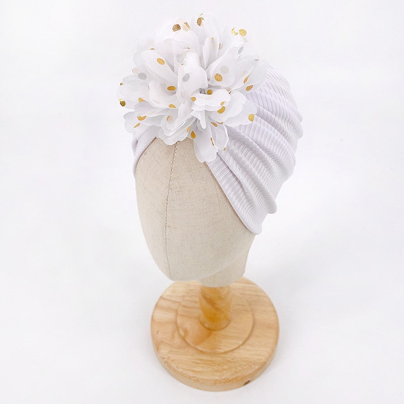 Rufsig topp baby turban hatt-Kids-Hemnix-Vit-Hemnix