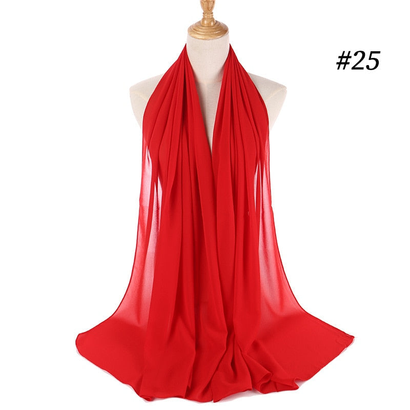 Chiffon Hijab pannband-Clothes for women-Bellasverige-Hemnix