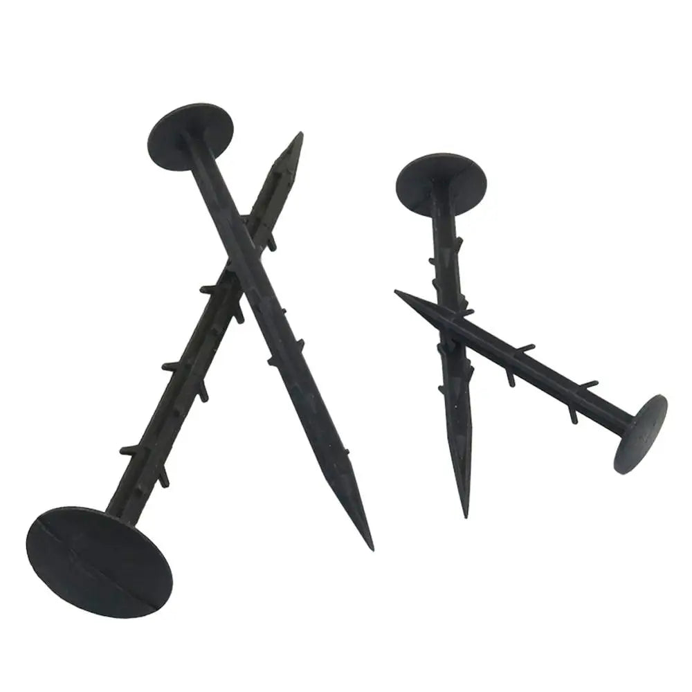 Carvallo jordankare för trädgårdsfolie & nät | 50 stycken | Med spikar för säker hållning – 11–25 cm längd Carvallo