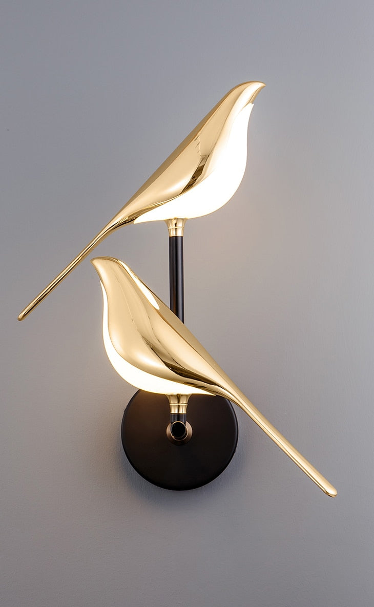 Vägglampa Modern LED Fågel Dekorativ Lampa Carvallo