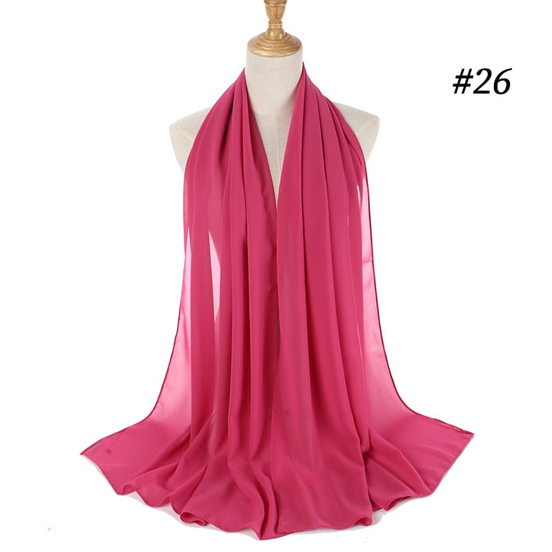 Chiffon Hijab pannband-Clothes for women-Bellasverige-Hemnix