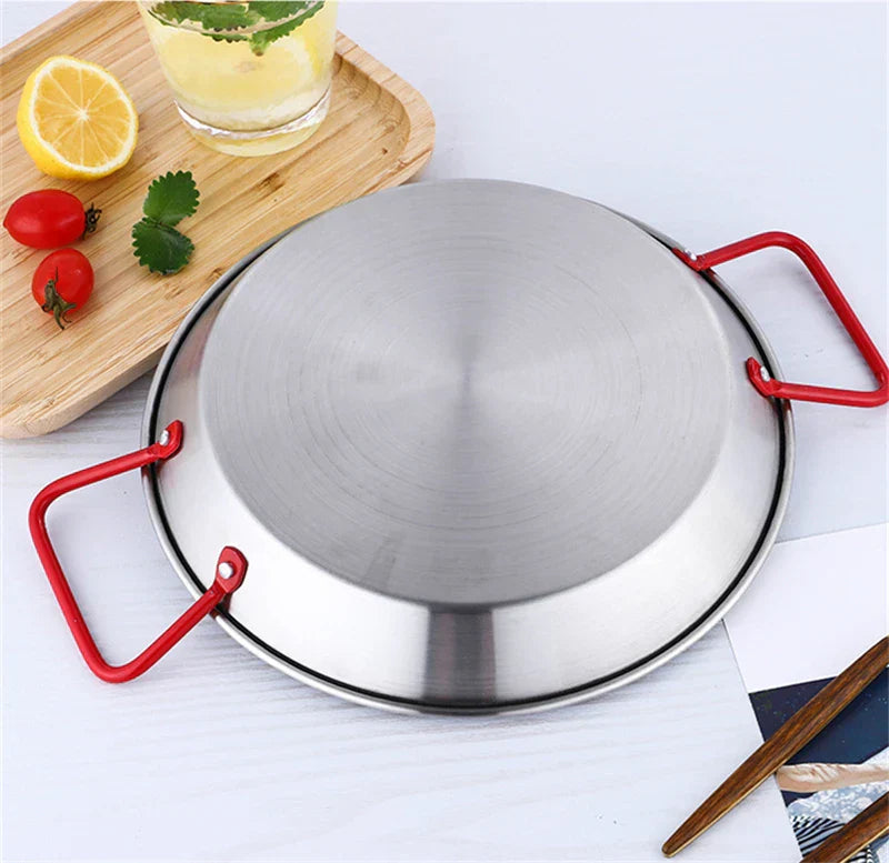 Royallure Rostfritt Stålkokkärl och Stekpanna med Dubbel Handtag Kökstallrik Carvallo