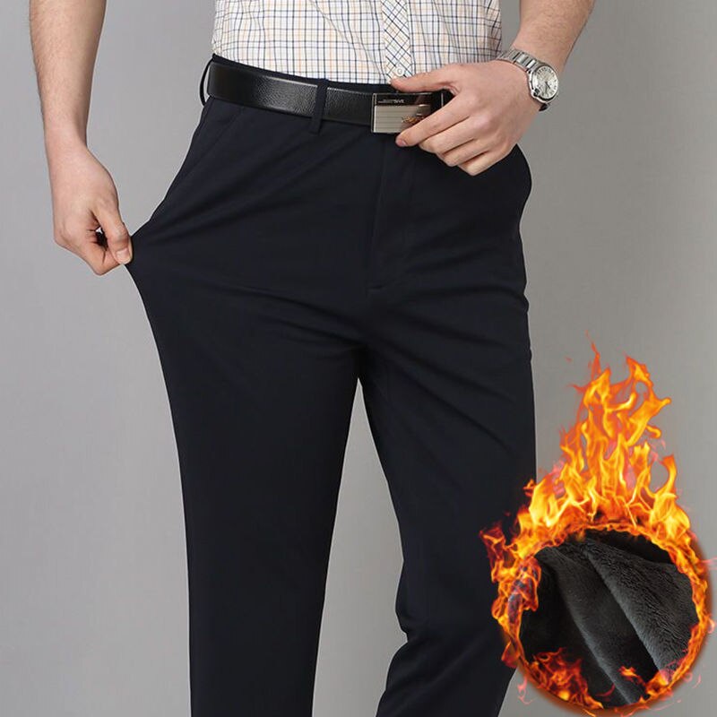 Formella byxor med stretch och skrynkelskydd bellasverige