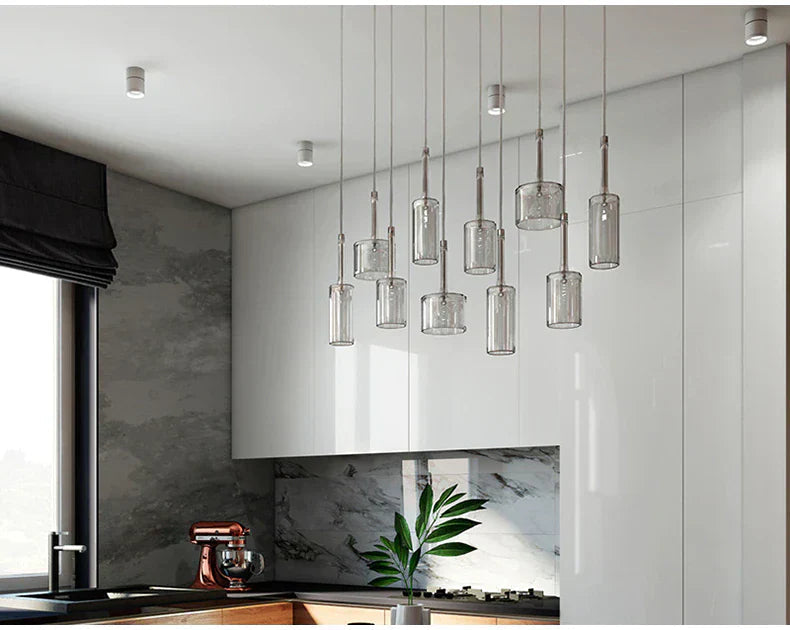 Glas Matbord Pendellampor Belysning MILA Sverige