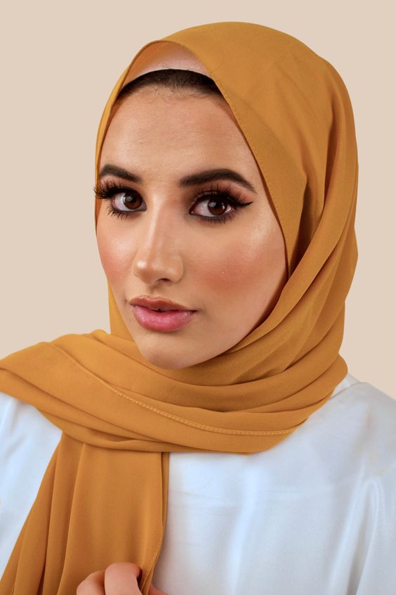 Chiffon Hijab pannband-Clothes for women-Bellasverige-Hemnix