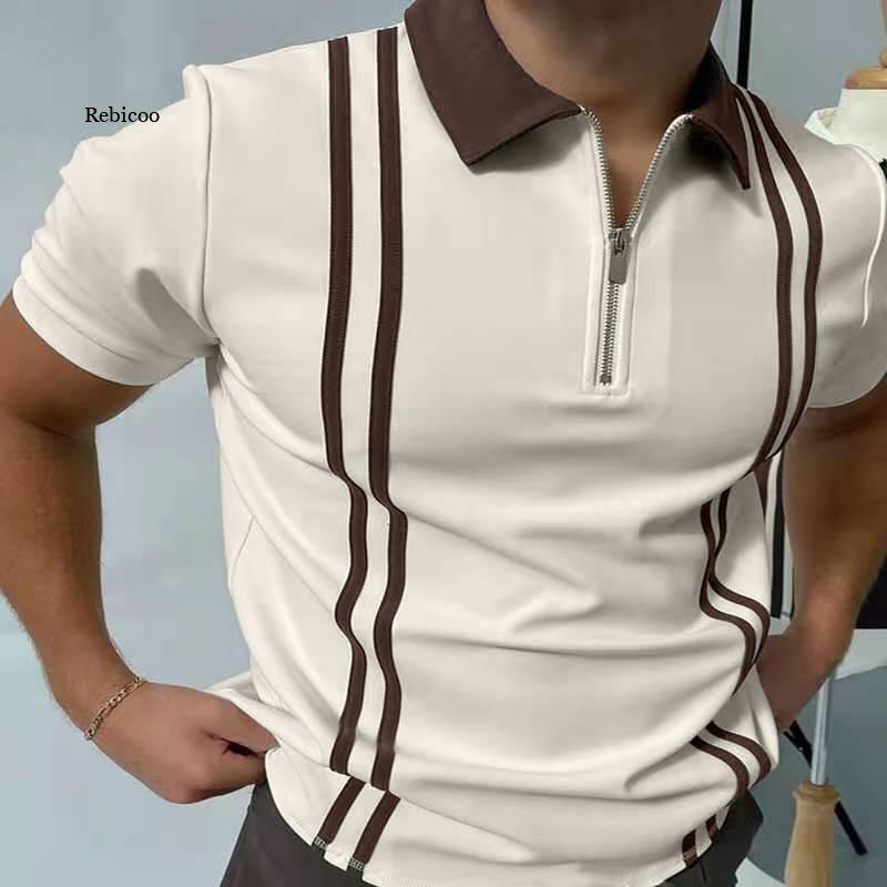 Summer Zip Shirt-Clothes for Men-Hemnix-Kräm-M-Hemnix