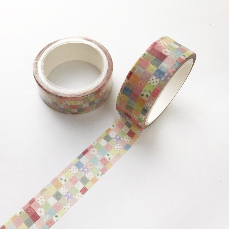 Kawaii dekorativ Washi Tape (uppsättning av 5)-DIY-Hemnix-J-Hemnix