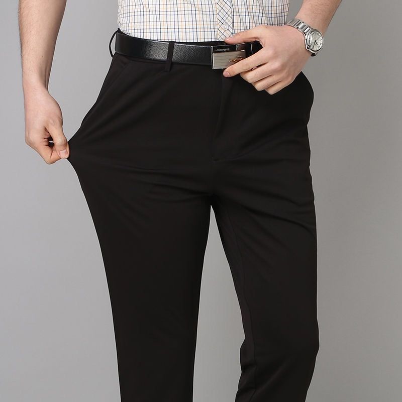 Formella byxor med stretch och skrynkelskydd bellasverige