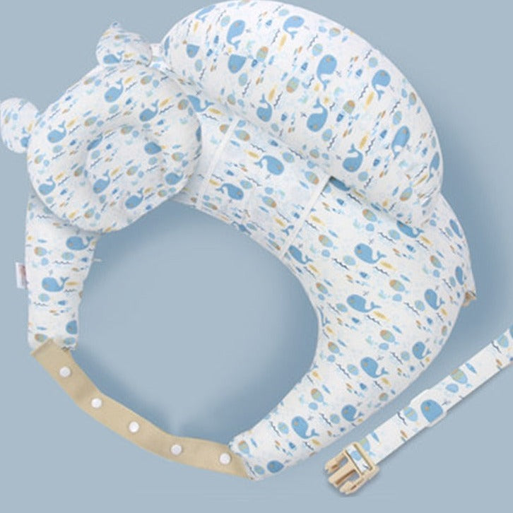 Kudde för amning-Kids-Hemnix-Blå valar-Hemnix