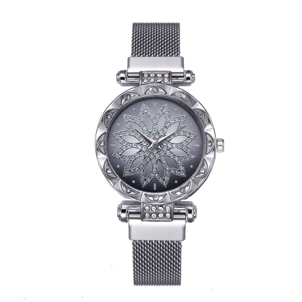 Magnetisk himmelklocka-Watches for Women-Hemnix-Silver-Hemnix