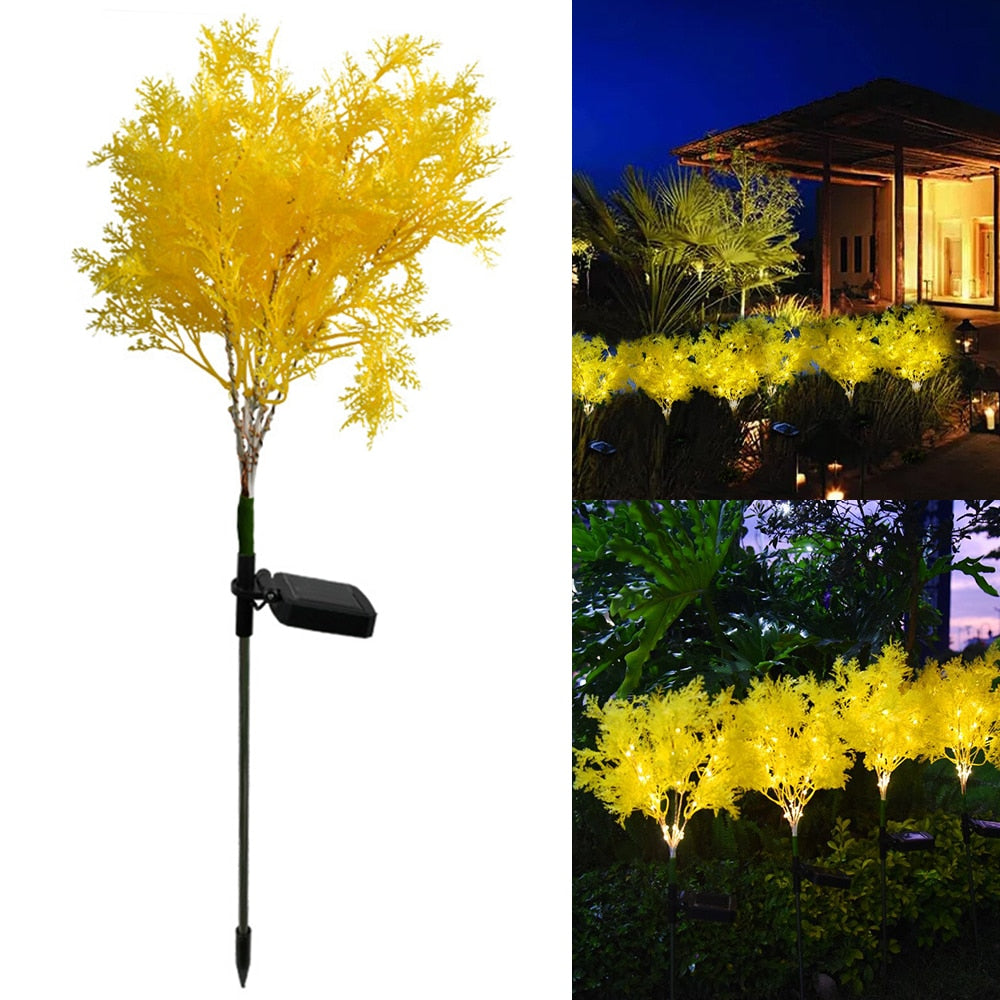 Lily Solar Garden Stake Lights-Lights-Hemnix-Forsythia 2-Hemnix