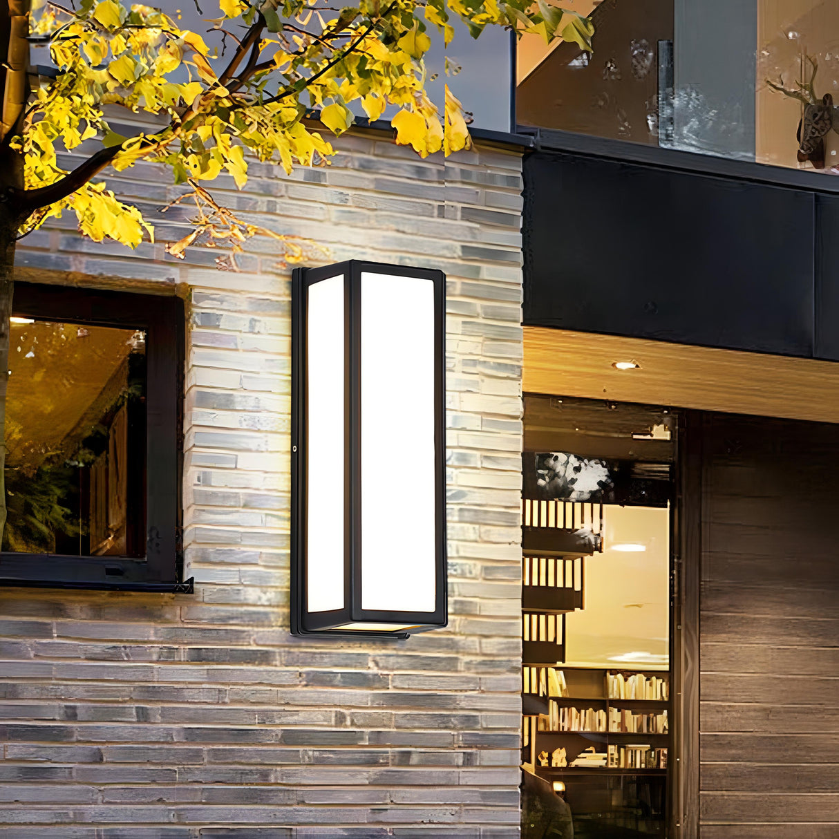 Amabelle - LED Utomhus Rörelse Sensor Vägglampa IP65 Carvallo