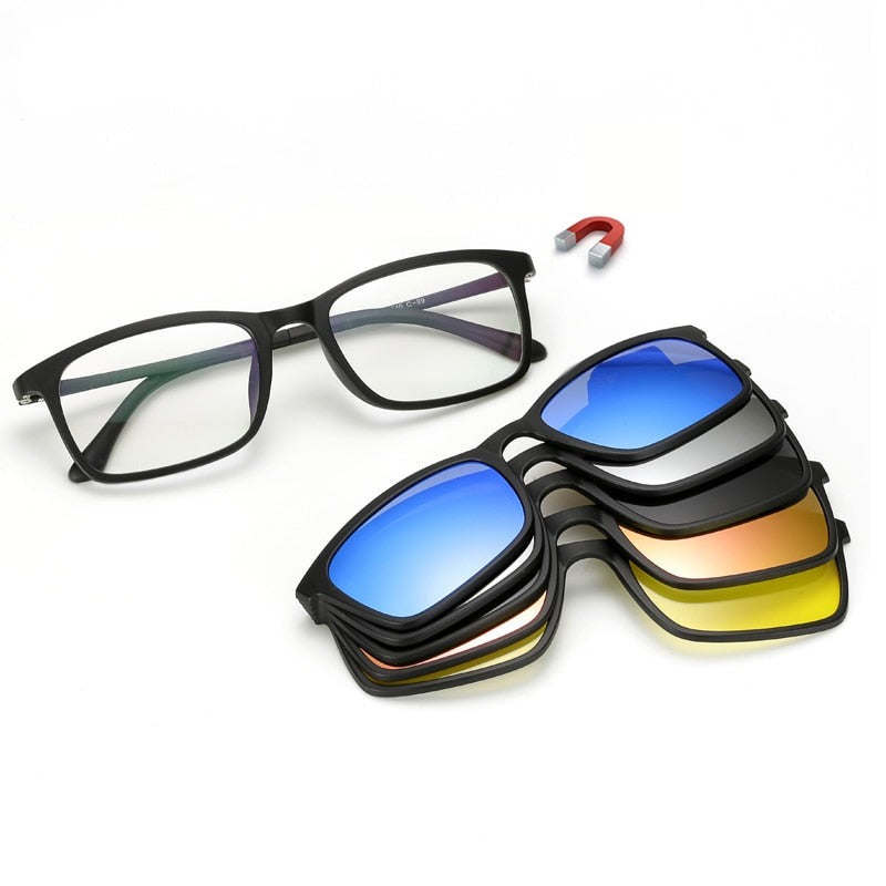 Magnetiska polariserade glasögon med clips-Accessories-Hemnix-Hemnix