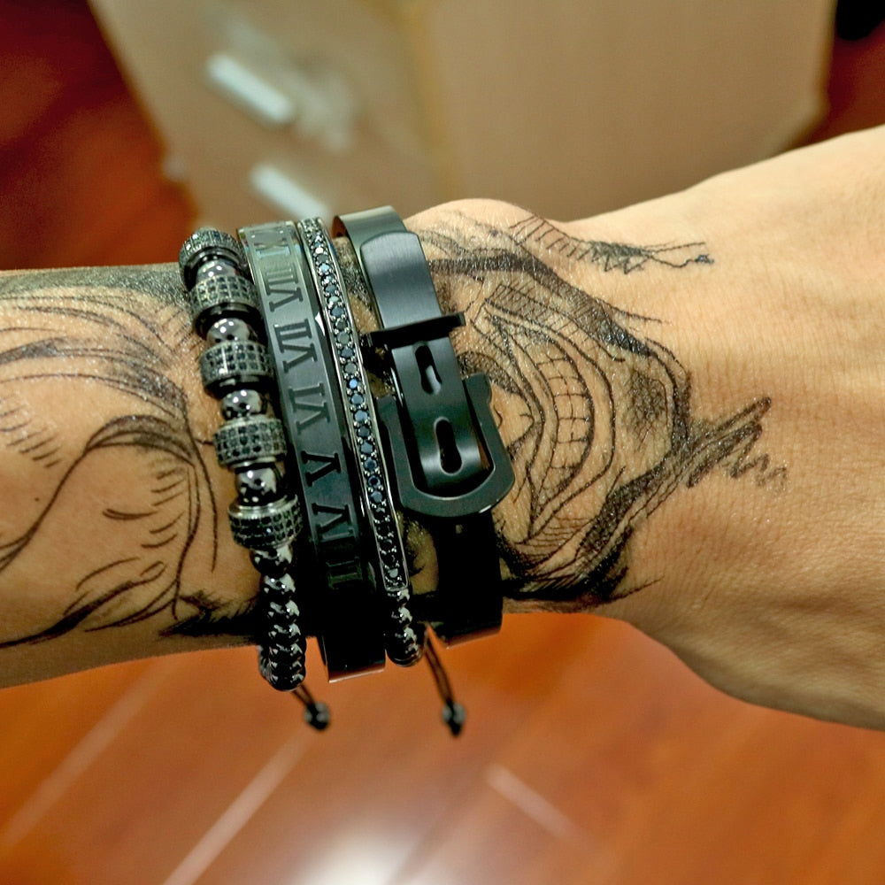 Titanium armband set-Jewelry for men-Bellasverige-Hemnix
